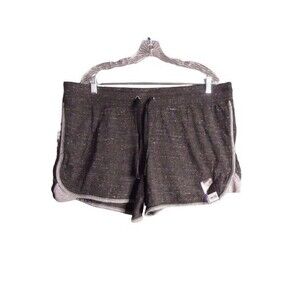 Athletic Works Pull On Drawstring Waist Gym Shorts Womens Size XXL (20) Black